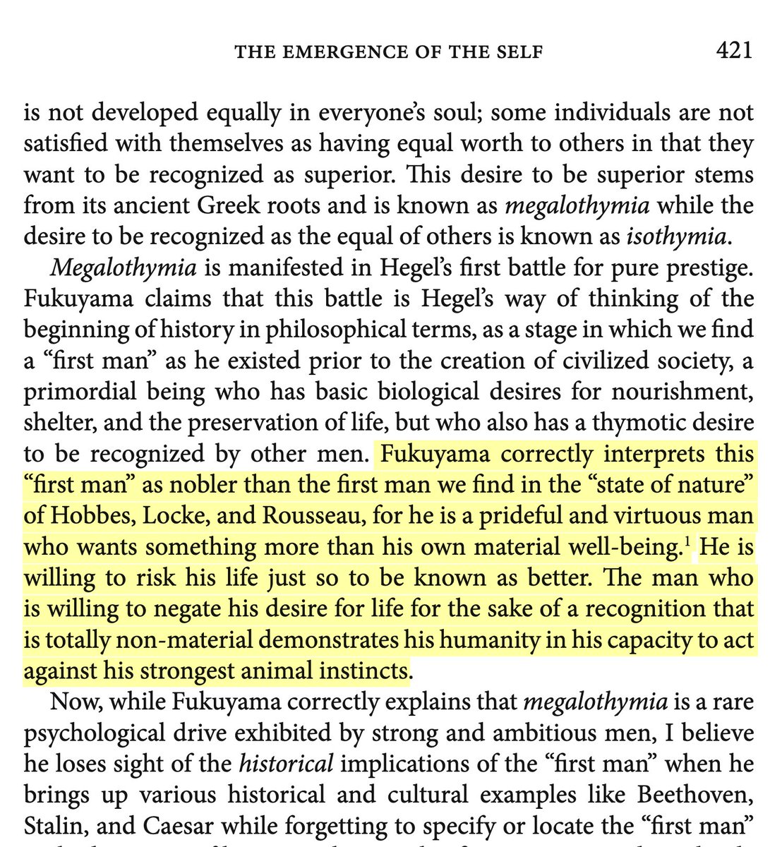 방금 뒤센의 "서구 문명의 독특함"을 읽었습니다. 하이날리의 뽐내고 동료들을 능가하려는 열정이 어떻게 그들을 특별하게 만들었는지에 대한 좋은 책입니다. 아쉽게도, 리카르도는 이 책에서 동물적 본능을 초월하는 남자들에