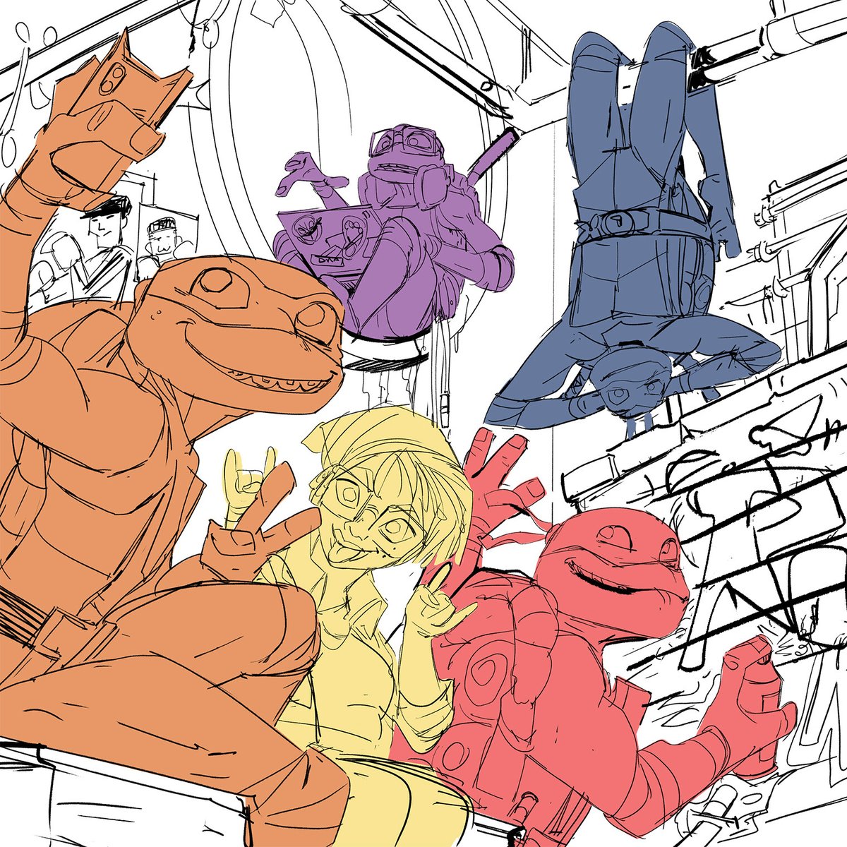 via Priscilla Tramontano TMNT - Mutant Mayhem TEST