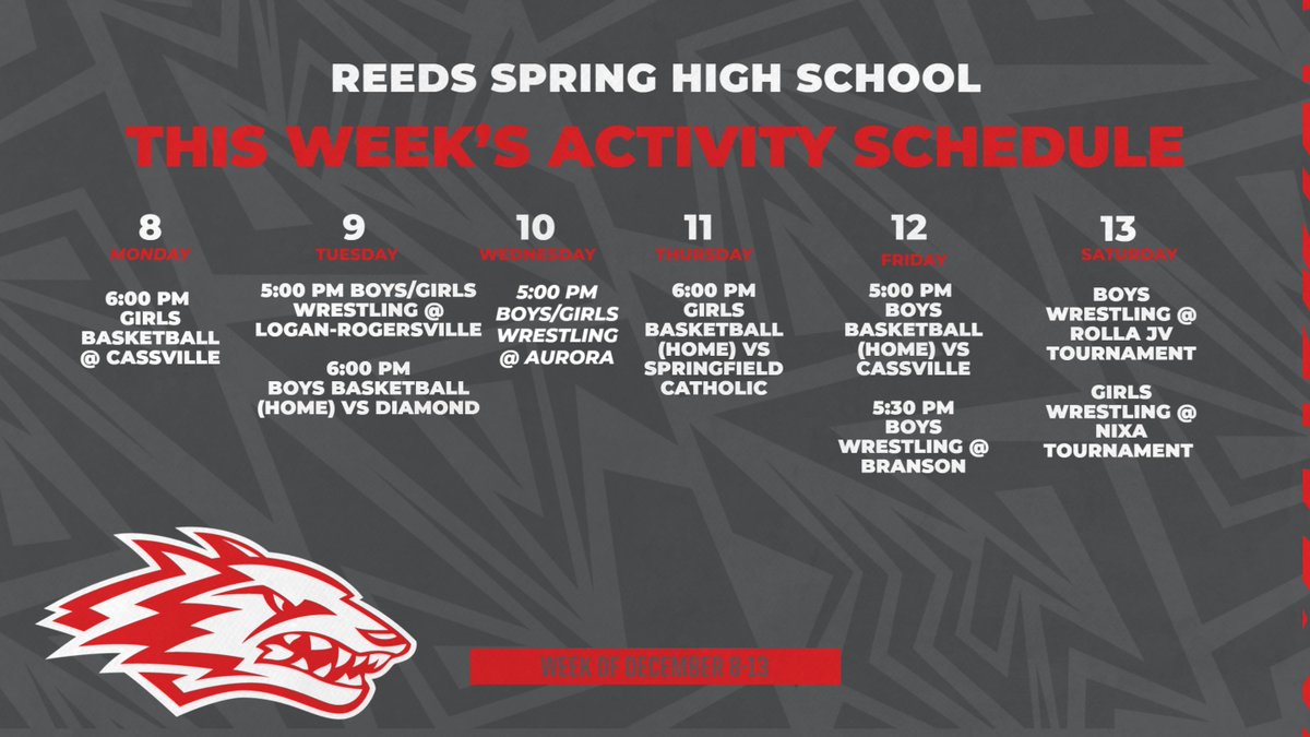 ReedsSpringAD's tweet image. The Winter Season is in full swing!  Get out and catch the WOLVES in action!