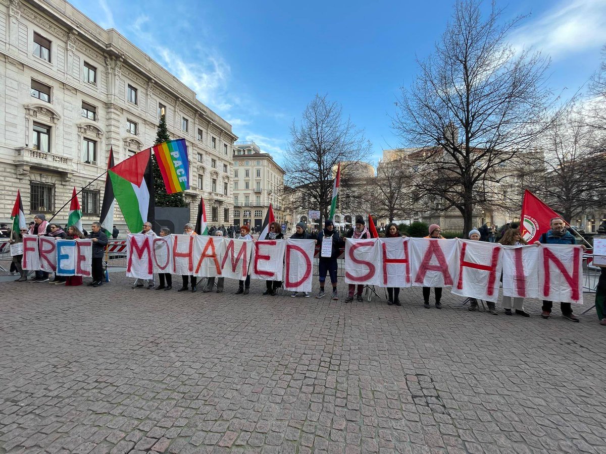PRESIDIO PER LA PALESTINA IN OCCASIONE DELLA PRIMA DELLA SCALA  

In occasione di Sant'Ambrogio e della Prima della Scala, presidio per la Palestina e per la liberazione di Mohammad Shahin in piazza della Scala  

#FreePalestine 
#StopBombingGaza 
#CeasefireNow 
#StopGenocide