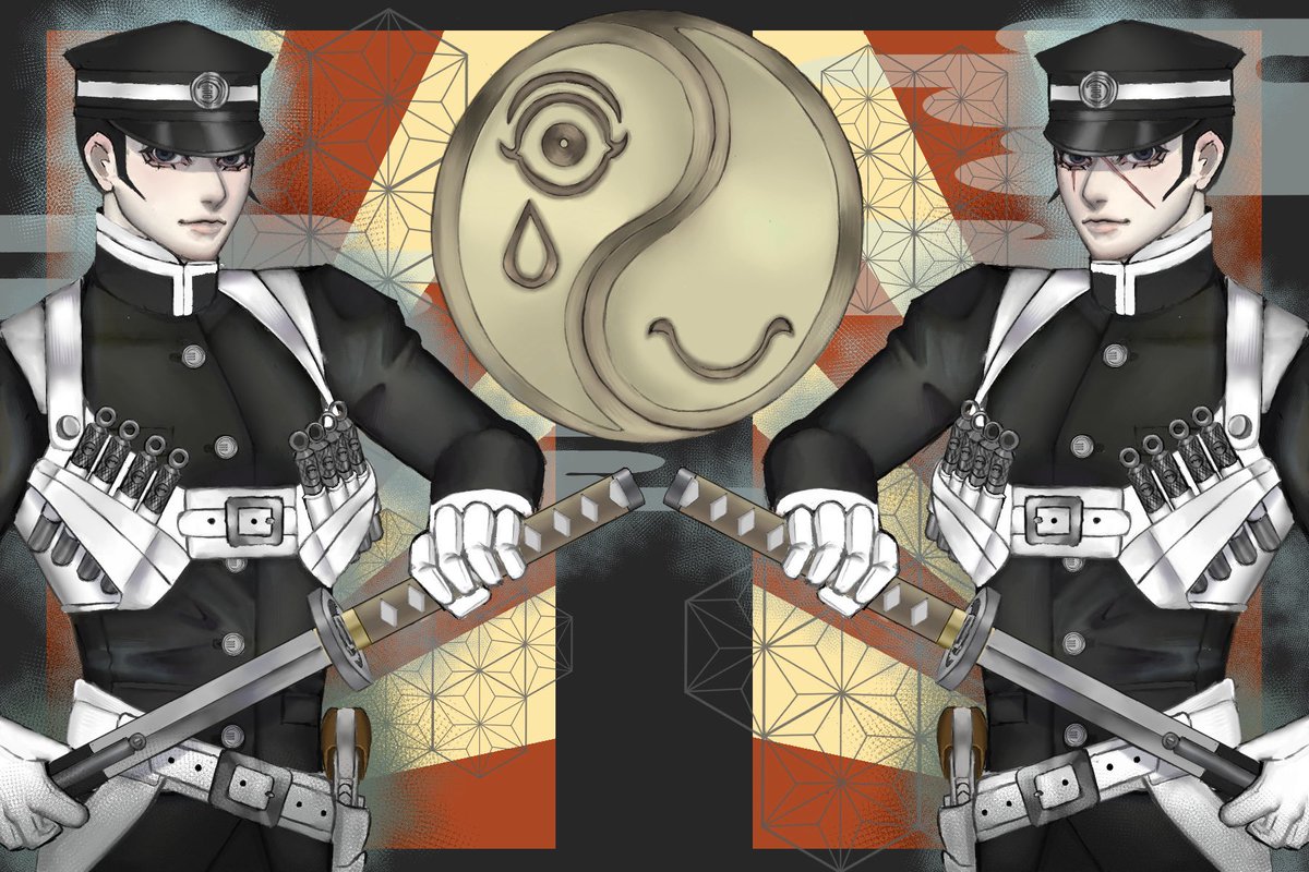 Mirror world 

Finally, this might be my last artwork of the month! I’m so happy—playing the Raidou remaster has truly made my dream come true.
#RAIDOU  #ライドウ　#葛葉ライドウ