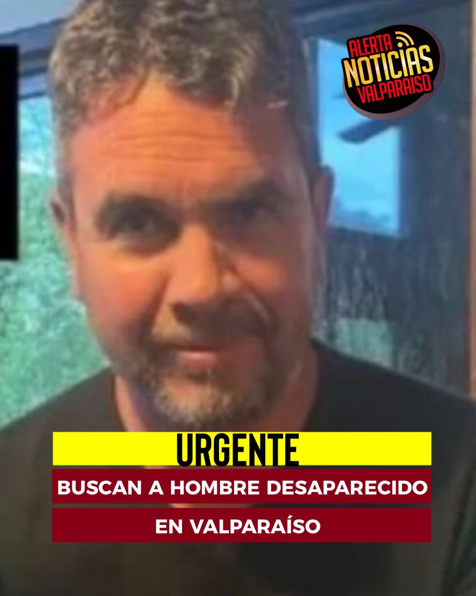 Una intensa búsqueda se desarrolla en el sector de Av. Parque Sur, en Curauma, Valparaíso, luego de que Pablo Escalona fuera visto por última vez en ese punto. Según informó su familia, la denuncia por presunta desgracia ya fue ingresada a la PDI, mientras la preocupación aumenta