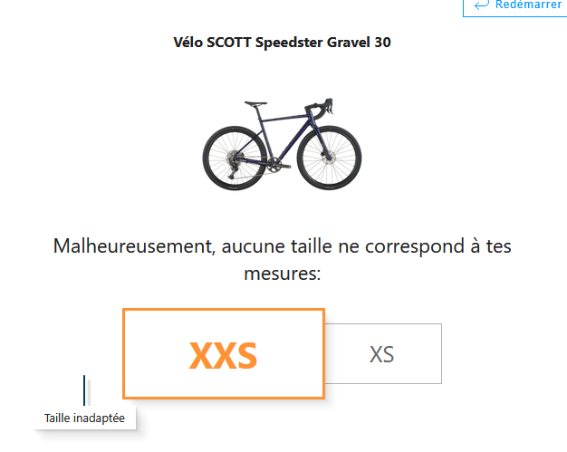amonhumbleimo's tweet photo. ah ben super je suis meme pas dans les tailles proposées par les commerçants de vélo😁 https://t.co/jTlzASFrpn