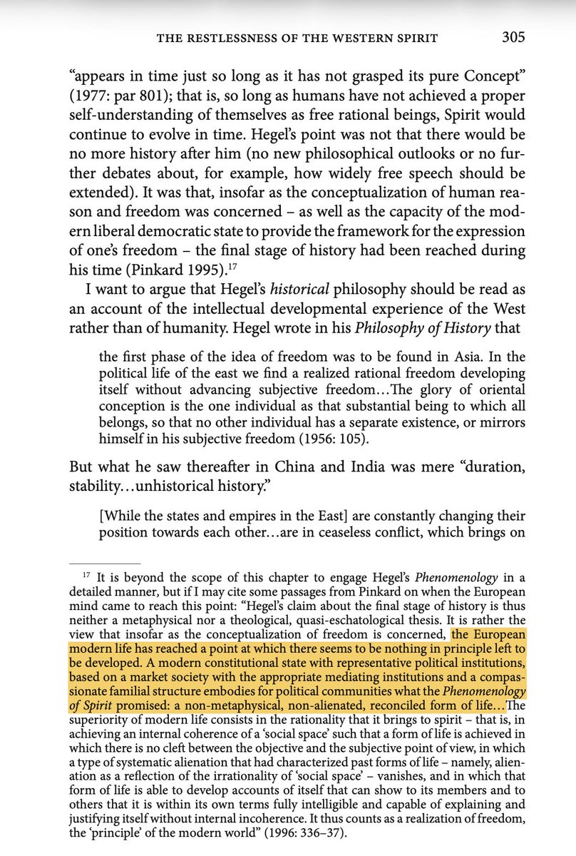 뒤센은 초기 작품에서 차이나에 많은 부분을 할애했지만, 주로 송나라의 우월주의라는 명제를 반박하는 데 주력했다. 그는 서구 서사의 "지방화"에 반대한다.
안타깝네요. 아이러니한 점을 생각해 보세요. 어쩌면 유럽인들