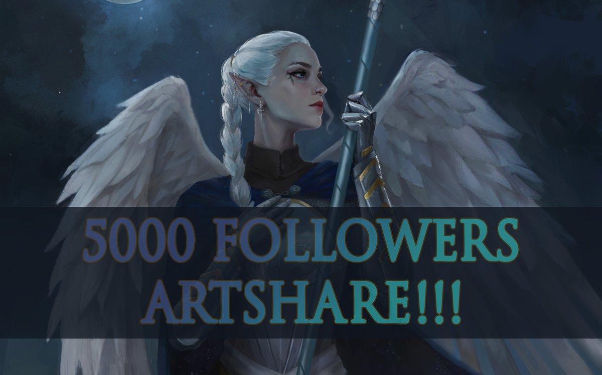 CayteAmberly's tweet image. Thanks for the 5000 followers!  
💫ARTSHARE!!!📷
🌿Post your art 
🌿RT this post 
🌿Support other artists 
No AI and NFT
 Keep is sfw 
#artshare