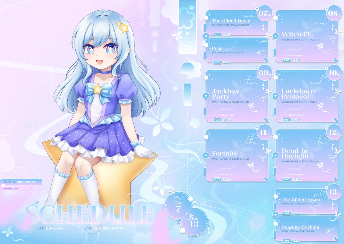 Wish upon a Star | Woche 2

Dank euch war die erste Woche unseres Events voller Licht, Lächeln und unvergesslicher Momente. Eure Unterstützung, eure Worte und eure Zeit haben gezeigt, wie besonders diese Community ist. ❤️

Jetzt startet Woche 2 und wir können es kaum erwarten,