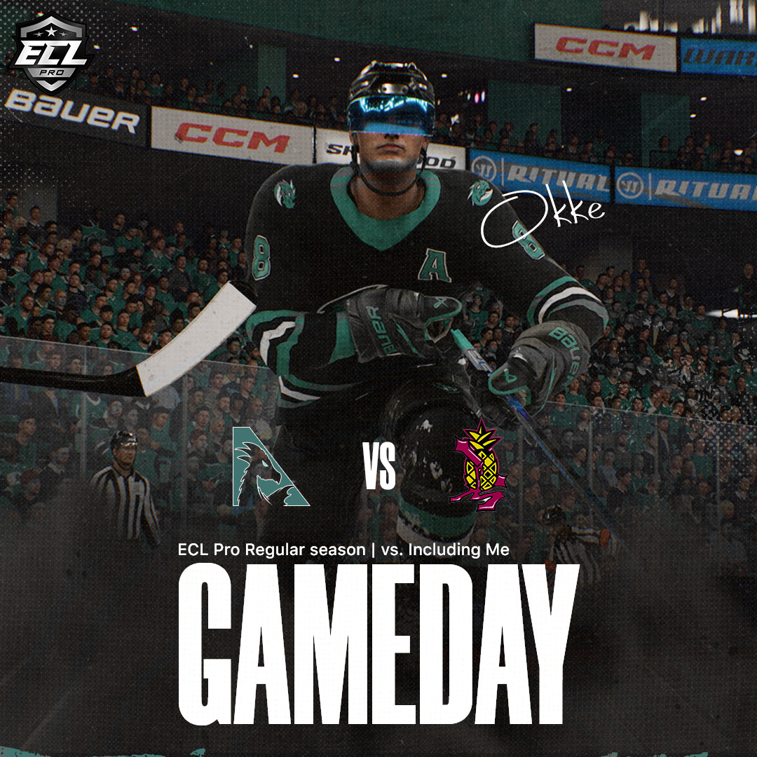 🟢ECL PRO GAMEDAY🟢

Aspyre E-Hockey (4-0-0)
🆚
<a href="/IMeHockey/">Including Me</a>  (4-2-0)

Starting Lineup: 
🐉<a href="/Jondeezz/">Joonas Tikkanen</a>
🐉<a href="/koleslaav/">Kole</a>
🐉<a href="/Pekedipeks/">Pekedipeks</a>
🐉<a href="/Leiskaviis7/">Johannes</a>
🐉@Hifk_Fanii
🐉<a href="/IsakPeltola/">Iikko</a>

🕑 2:00 PM EST
📺 Twitch.tv/AspyreLIVE

#A4G🐉 #NHL26🏒 #Esports🎮
#ECL26Winter❄️ #EHockey🥅