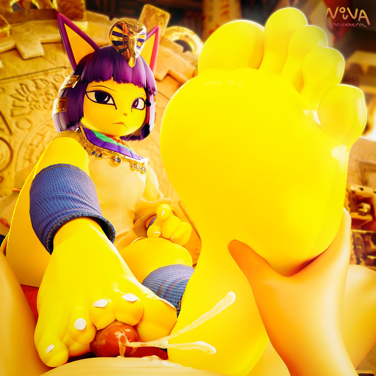 Queen Ankha is not impressed by your performance...