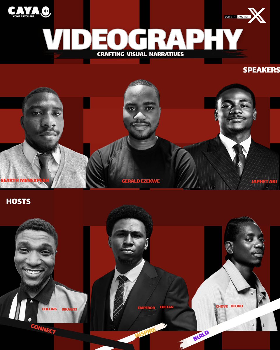 We had an issue with the connection but we’re back up. Do well to join the Space on Crafting Visual Narratives through Videography.

x.com/cayahq/status/…