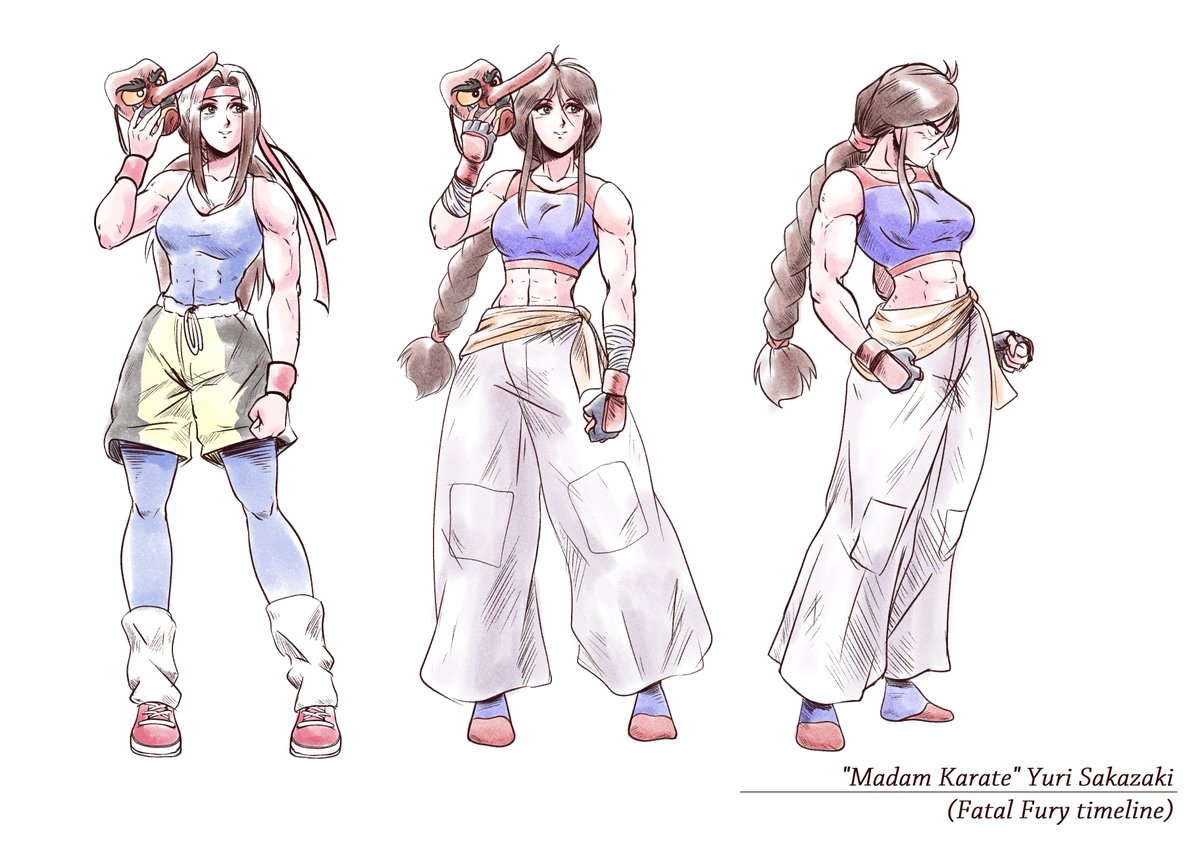 tedbob84's tweet image. It's Yuri Sakazaki day! One of the best gals in fighting games!
(im rather surprised how little i've drawn her.  I'll have to fix that!)
#yuriSakazaki #SNK