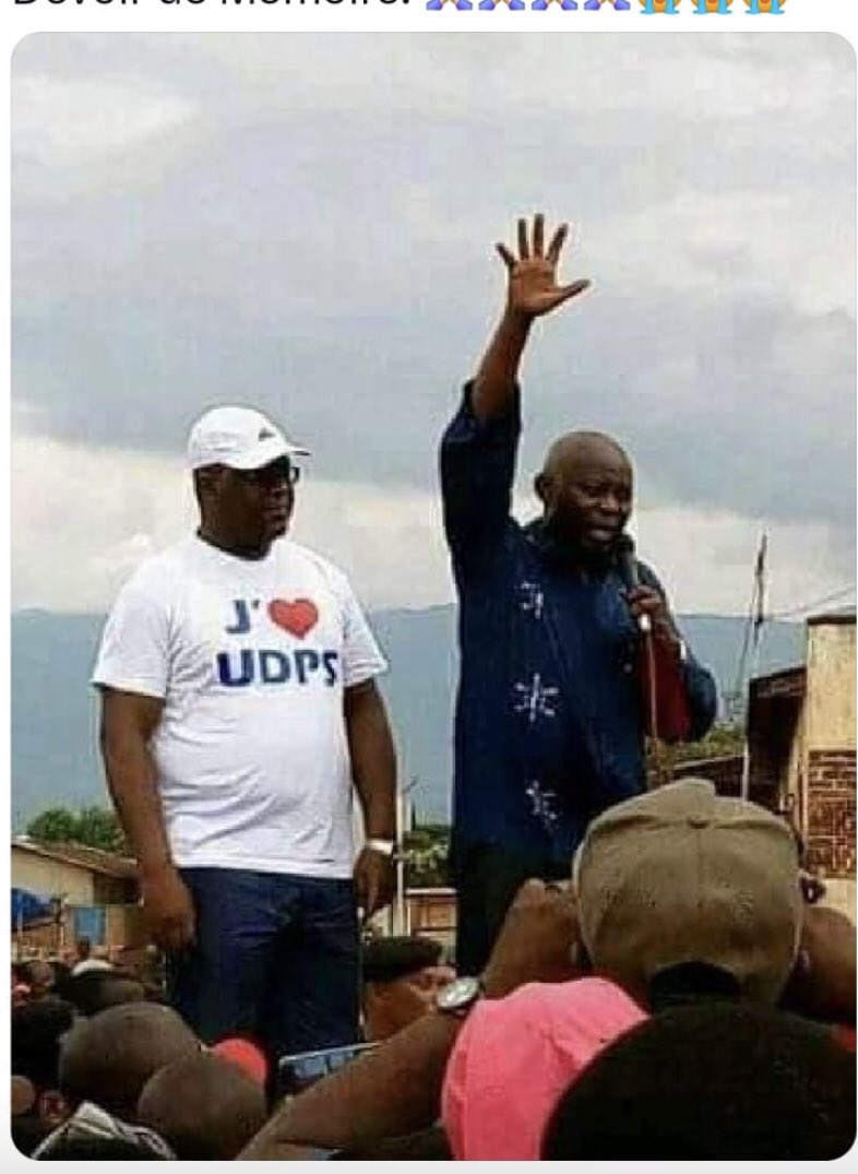 Chers compatriotes en 2018 <a href="/VitalKamerhe1/">Vital Kamerhe</a> présente le raisi à LUVUNGI aujourd’hui récupéré par le M23. Pourquoi les vendeurs du vent trompent le rais ?  <a href="/Bibishe6/">Bibishe Pascaline N</a>  <a href="/BillyKambale1/">Billy Kambale</a>  hommage .