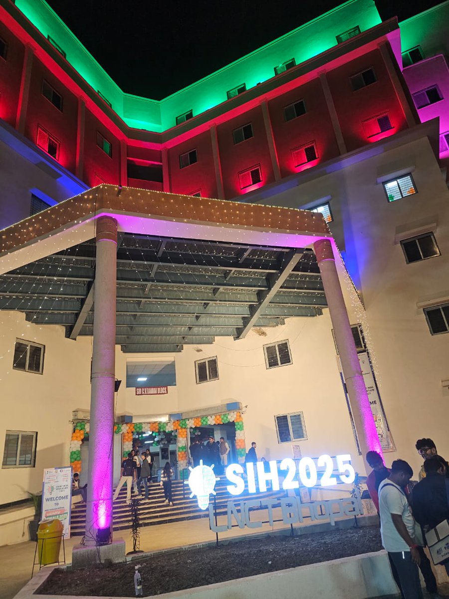 mhrd_innovation's tweet photo. Preparations underway at LNCT Bhopal for #SIH2025!

The innovation spark is visible as teams prepare for the big event. https://t.co/YIMm5BUWOt
