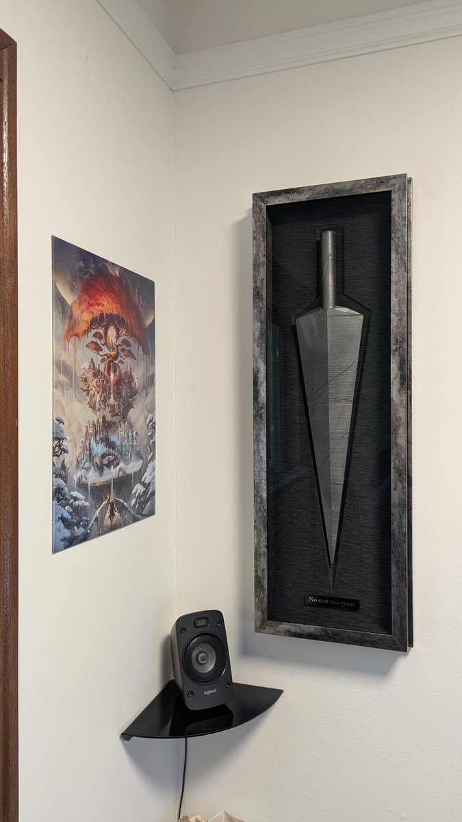 AllInOneMighty's tweet photo. I finally got to frame the Knight's nail that I won during Summer @GamesDoneQuick 2022... and the result is beyond expectations. Thank you @TeamCherryGames for the wonderful world and Taylor Dobson for the print. 🙏

#GamesDoneQuick #GDQ #HollowKnight https://t.co/Ubo3bAKJCl