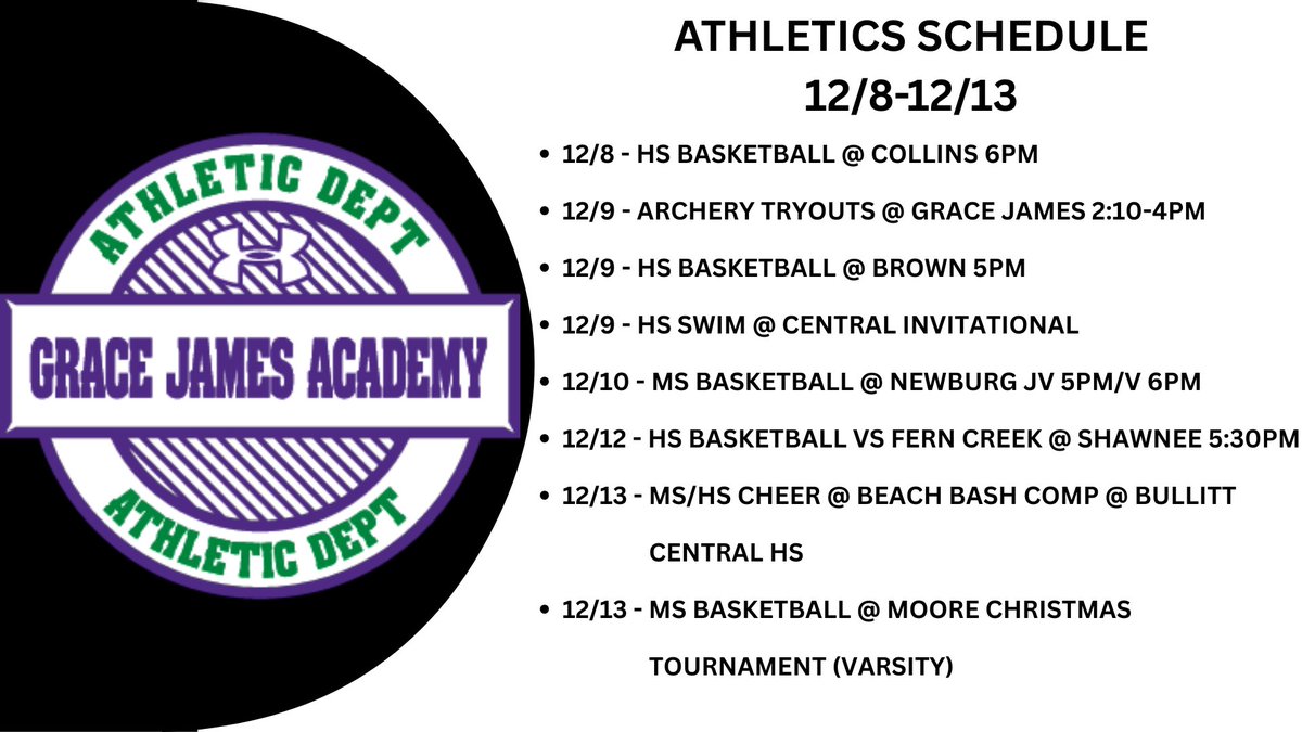 Grace James Academy Athletics tweet media