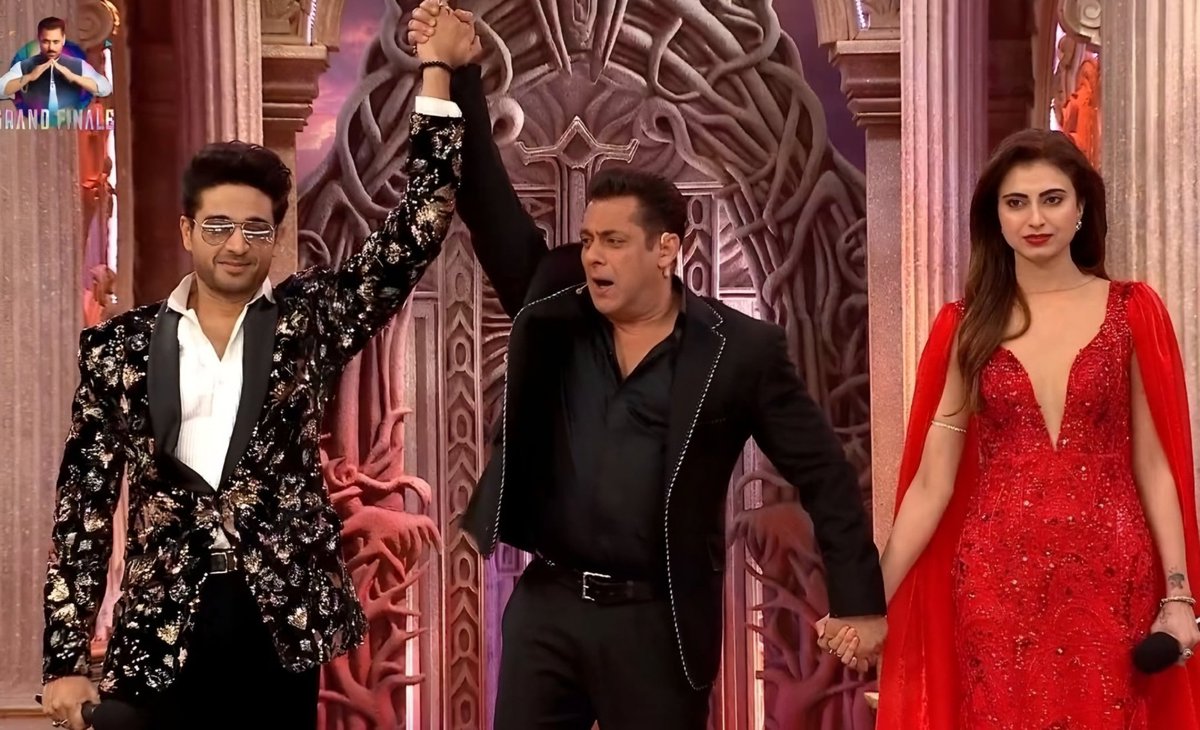 Both Gaurav Khanna and Farrhana Bhatt played well
But there can only be one winner.
Congratulations, GK! 🏆
#GauravKhanna #BiggBoss19 #BiggBoss19Finale #BB19 #BiggBoss19GrandFinale