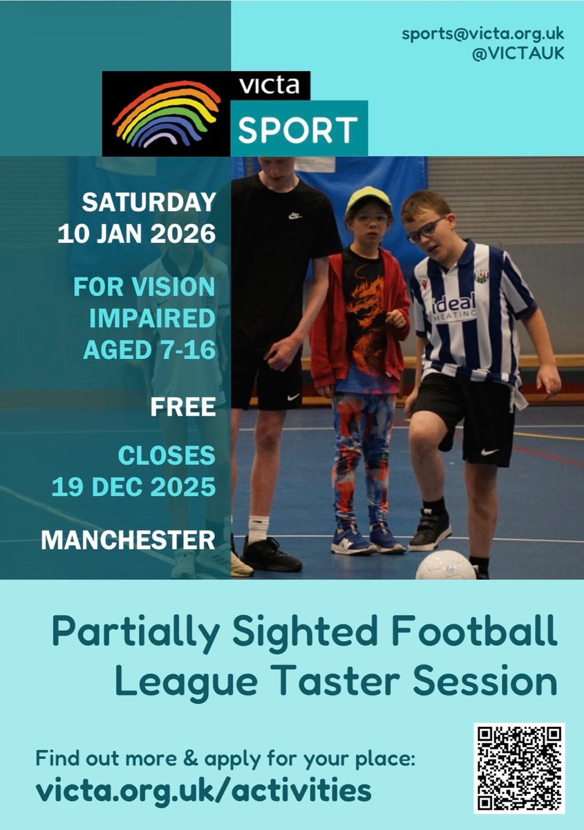 Partially Sighted Football League tweet media
