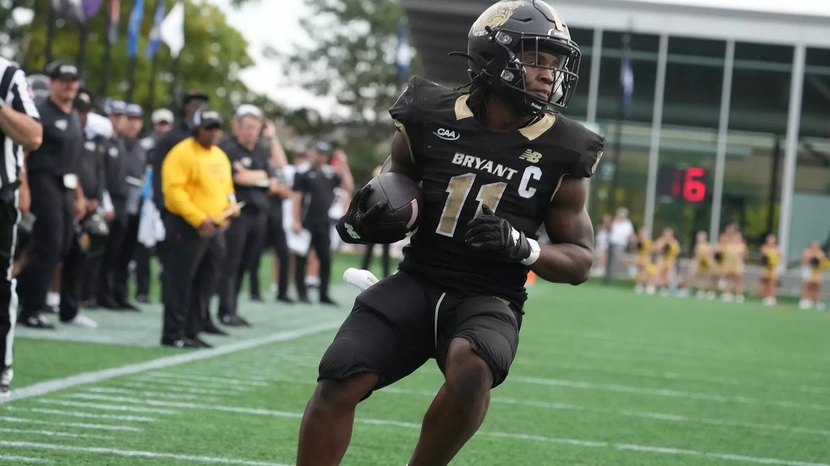 After a great Conversation with <a href="/CoachCPPearce/">Calvin Pearce 🏈</a> I am blessed to say I have received an offer from Bryant University 🔥🔥🔥