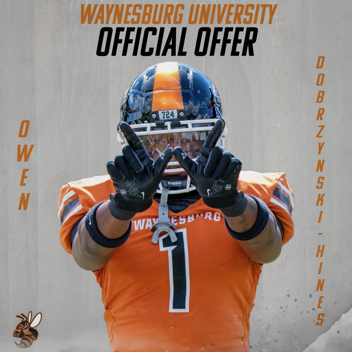 owendhines's tweet image. Blessed to receive an offer from @Waynesburg_FTBL and @MatthewIsom70 
@WPFOOTBALLTWBAI