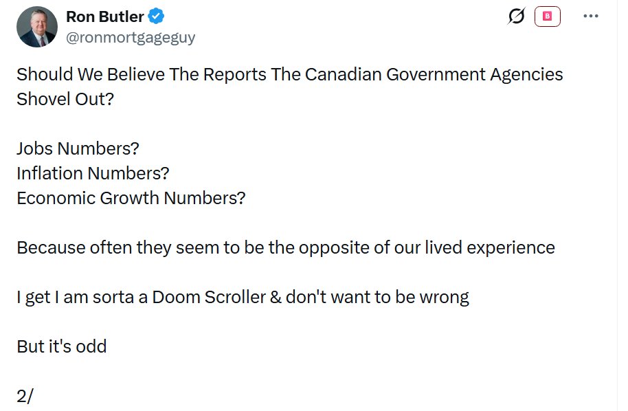 rerified's tweet image. fatman @RonMortgageGuy grifter goes full ZeroHedge spewing conspiracies because he doesn't like the numbers    - blocks any who challenge him  x.com/ronmortgageguy…