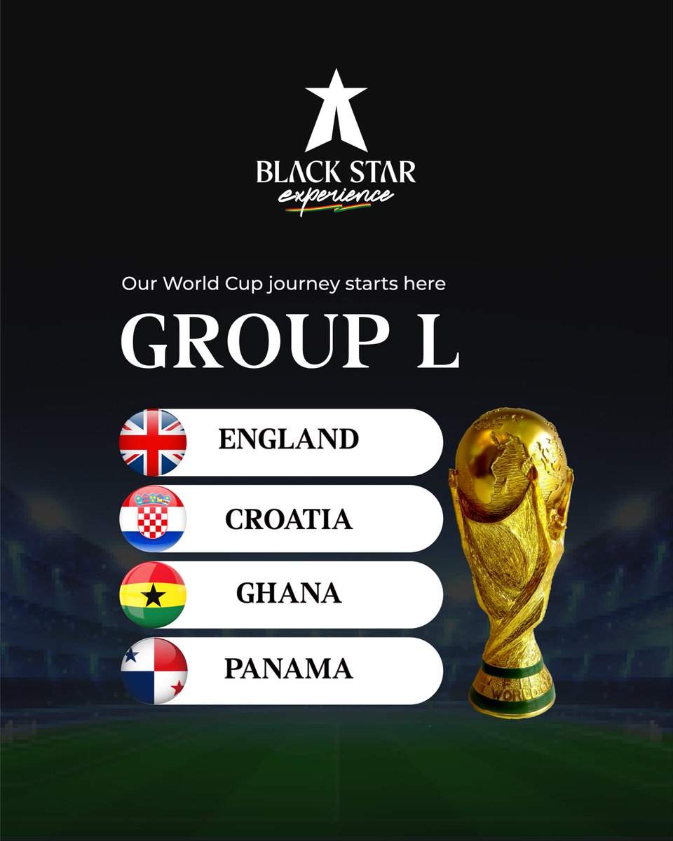 Fellow Ghanaians in Ghana and around the world, this is where our world cup journey begins! ⚽️

We are proud of our Ghana black stars! 🇬🇭
Let’s win this!💪🏾

#blackstars #blackstarexperience