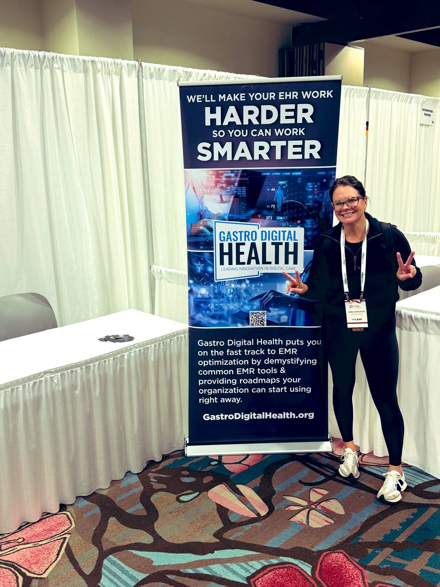 GIDigitalHealth's tweet photo. We are official! Exhibitors at @AIBDNetwork come visit us on Monday and Tuesday during breaks to learn how we can help your EHR work harder so you can work smarter 🧠

@ibdgijami @HorstIBDDoc here to answer all your #EHR ❓ 

Thank you @TakedaPharma @abbvie @JNJNews for support https://t.co/qSVM6KJJOH