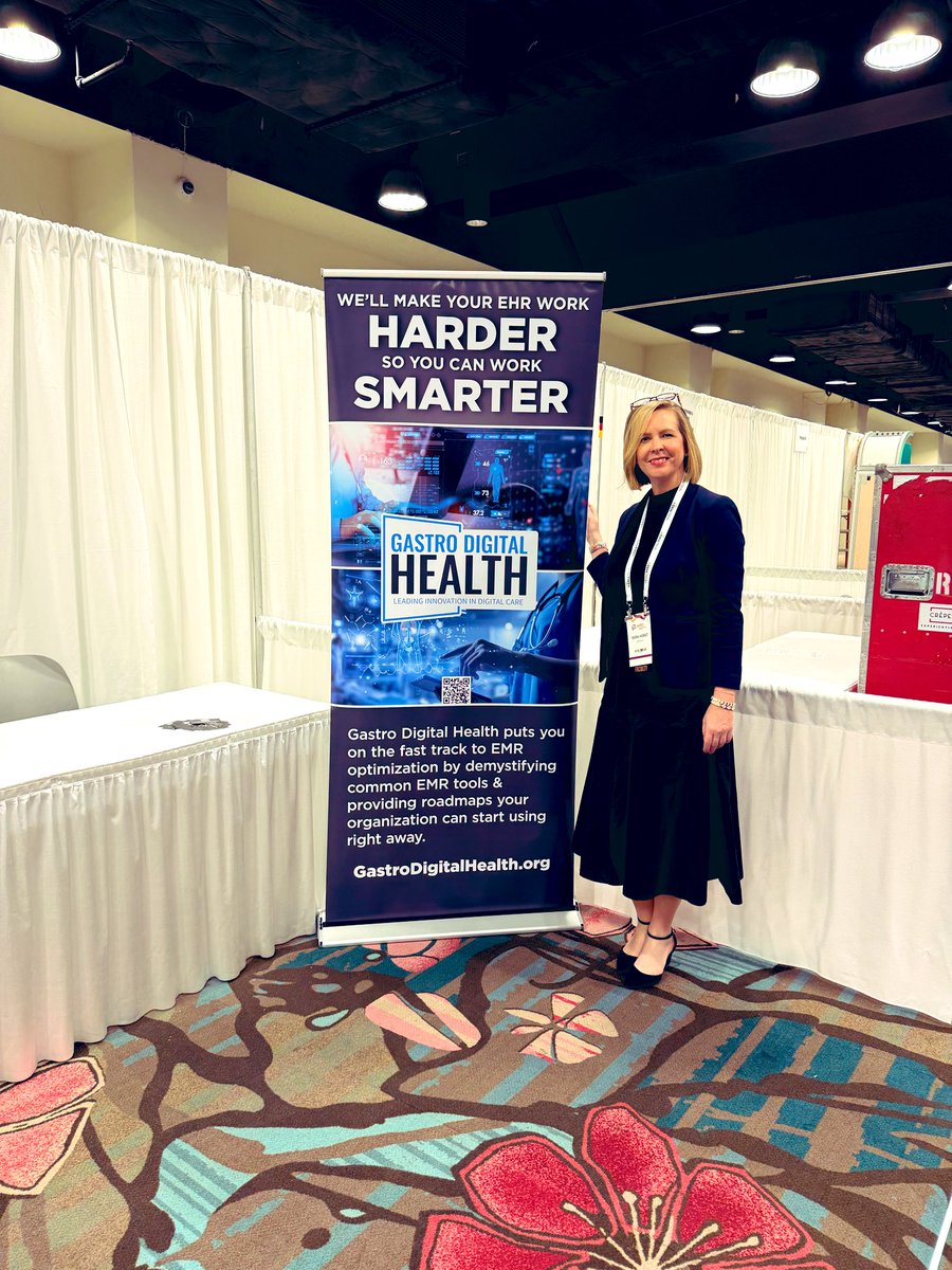 GIDigitalHealth's tweet photo. We are official! Exhibitors at @AIBDNetwork come visit us on Monday and Tuesday during breaks to learn how we can help your EHR work harder so you can work smarter 🧠

@ibdgijami @HorstIBDDoc here to answer all your #EHR ❓ 

Thank you @TakedaPharma @abbvie @JNJNews for support https://t.co/qSVM6KJJOH