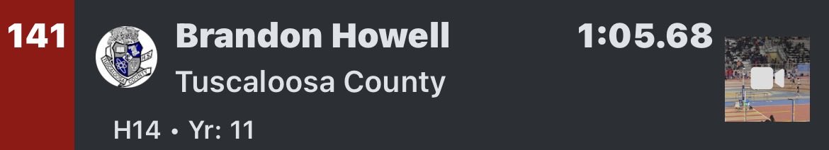 bhowell3519's tweet photo. Not my best meet but first indoor looking to get better https://t.co/mKmkrpcATs