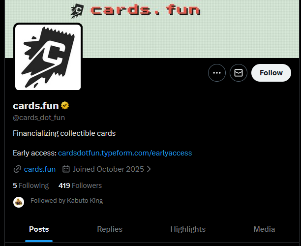puffncough's tweet photo. @cards_dot_fun 419 Follows, 420 Follows... Soon 741 followers. https://t.co/iFvTNCJAfY