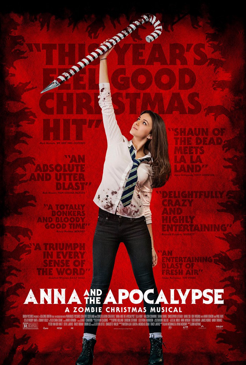 Get your eggnog and weapons ready! On Thursday, Dec 18th at 9p ET it's our annual live watch of "Anna and the Apocalypse!!" Join us on Tubi for a Christmas tradition! Hope to see you for the party!
#AnnaAndTheApocalypse
