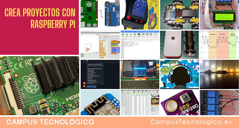 RaspberryJuegos's tweet image. Crea proyectos con Raspberry Pi.
Aprende a utilizar este mini ordenador y descubre todas sus posibilidades: domótica, robótica, videojuegos, bot, nube privada, IoT, MQTT, monitorización, kiosko, Media Center, servidor web, cámara, datalogger, Timelapse...

cursoraspberrypi.es