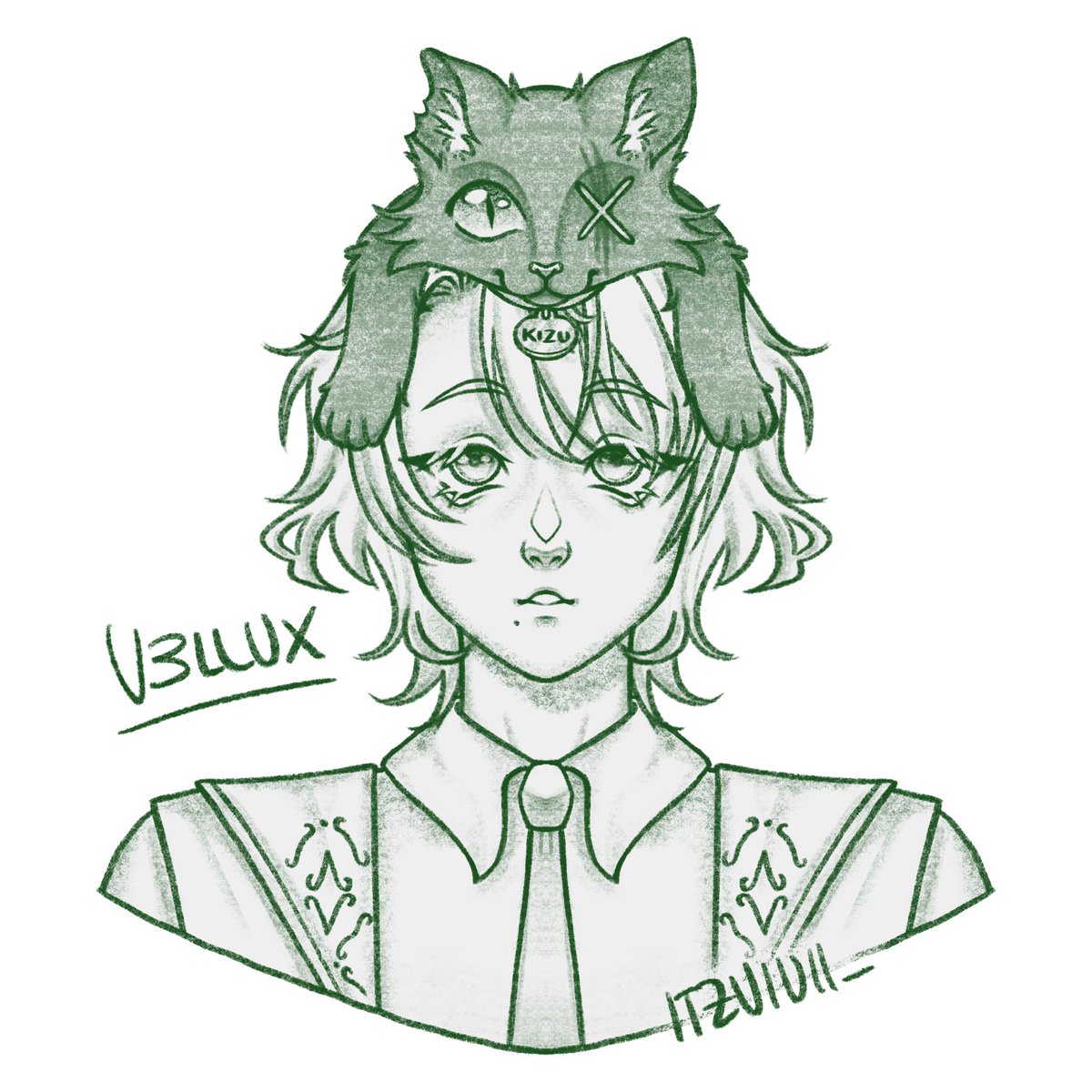 #VGenComm 

Thank you so much for commissioning me, @/v3llux! ♥
(Find him here: twitch.tv/v3llux)

#vtuber #vtuberita