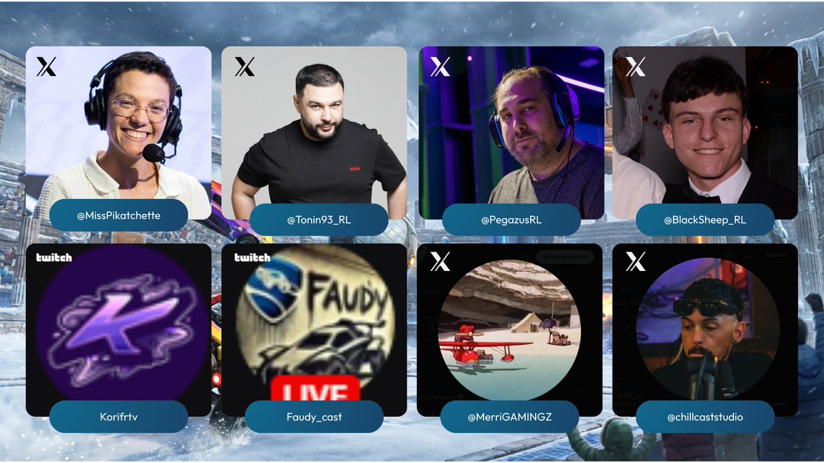 Rien ne bat l'émotion d'un match commenté avec le cœur ! 💚

Un immense MERCI à nos casters. 

Sans votre passion et votre énergie, la compétition n'aurait pas eu la même saveur. Vous avez été tout simplement géniaux ! 🎙️🙌

#ReadyToShine #Twitch #RocketLeague