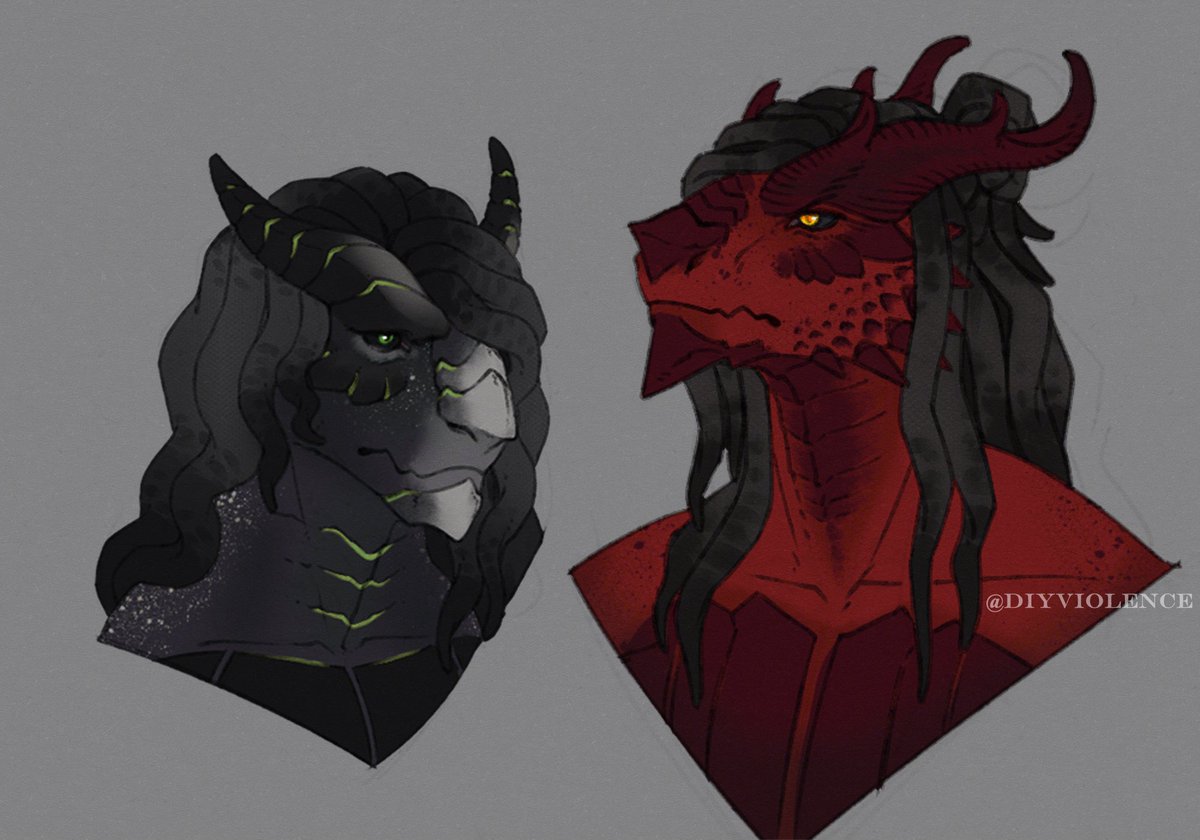 Dragonborn sisters #dnd