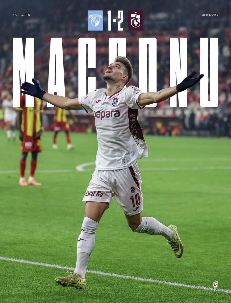 Uzun zamandır izlediğim en keyifli maçtı… Tebrikler Trabzonspor❤️💙 Teşekkürler Göztepe ❤️💛
#goztepe  #trabzonspor