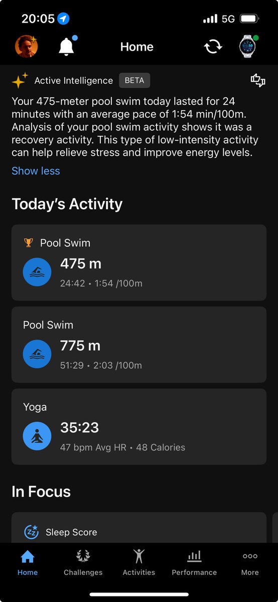 Honestly, I buy ⁦<a href="/Garmin/">Garmin</a>⁩ devices for stability and quality not for my 1yo FR965 to reboot in the middle of my swimming session.