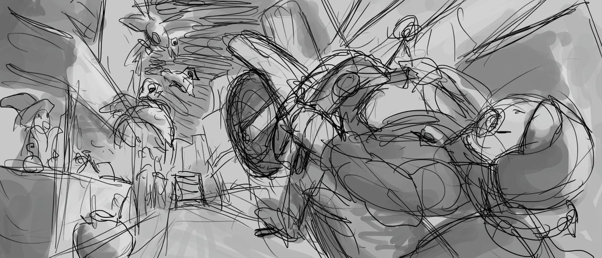 MarquesAnim's tweet image. Making some cool complex scenes for fun!