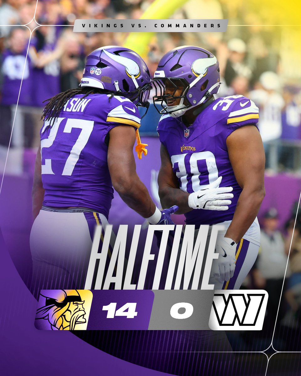 At the half.
#Skol