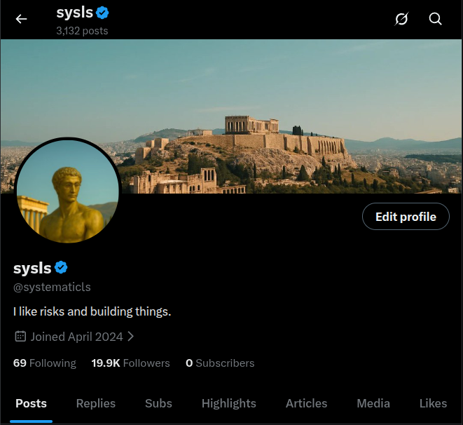 Anybody who retweets and contributes to getting me above the 20K line will get +20% sharpe in 2026. No exceptions.