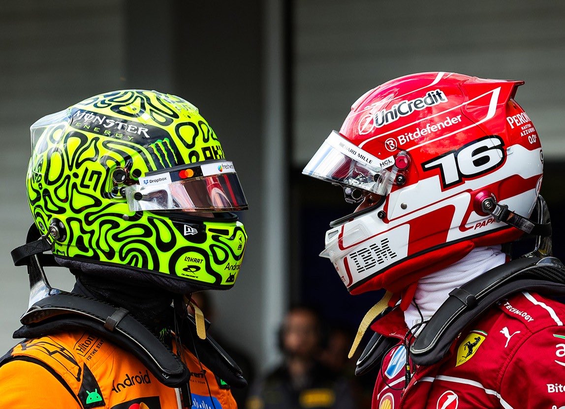 buckethatlando's tweet photo. CHARLES 🥺🥺🥺

“I think that's why I love sport so much, it's the emotions, and no matter how much you want to beat your opponents, to see someone's face as happy as Lando's is something that is beautiful to see. And again, it's the ultimate dream for every one of us on this grid, and he's been fulfilling it this year, and I'm very happy for him.”

“He deserves it, and now it's up to me to keep chasing it and hopefully make his life harder next year."