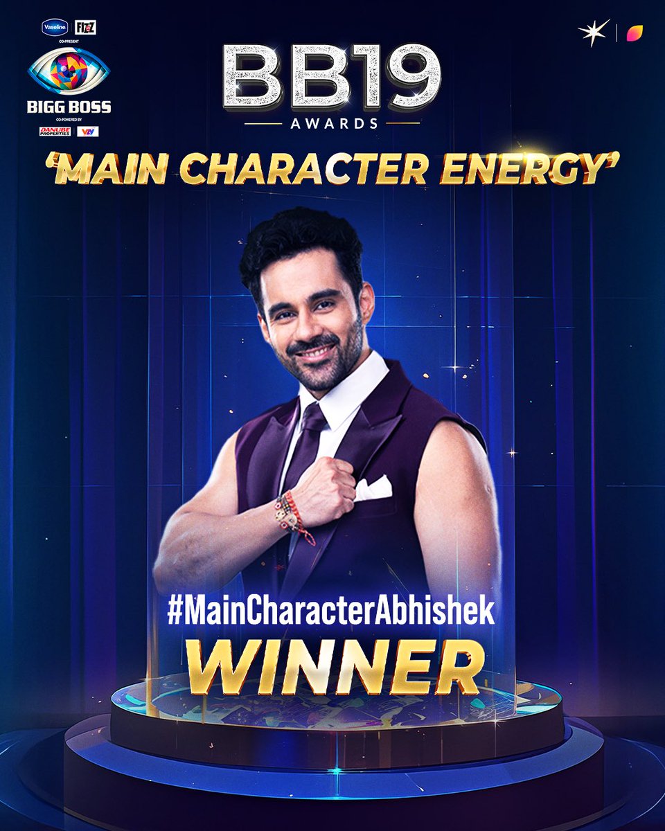 It's official, the main character of BB19✨🖤 

ABHISHEK BAJAJ