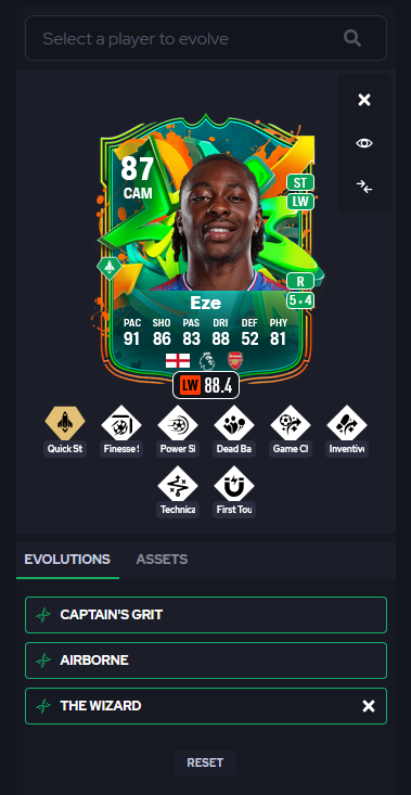 jdmnarin's tweet photo. @Jriley_AFC @Futdonk Love this. Cheffing up Eze and Noni, waiting to see if any  other small evos can be added before timers hit. https://t.co/bzw3dh8bas