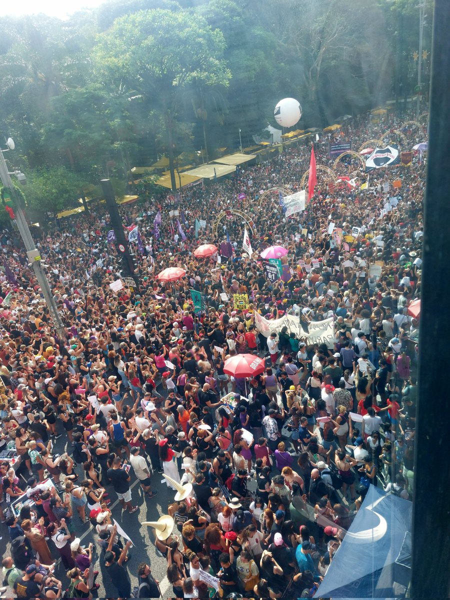 hellwolf26's tweet image. Se falarem q tinha pouca gente ... #mulheresvivas #coletivojuntas #Juntas #feminismo