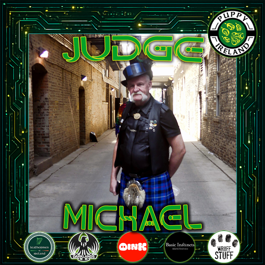 Introducing your #PuppyIreland2026  Judge - Michael!  

Michael has been a queer activist for over 30 years. He started  this journey by joining the Dublin Pride committee in 1995 and the working group to set up the new LGBTQ+ Outhouse Centre.