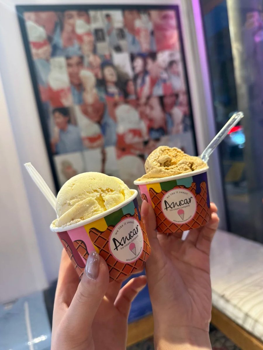 Ice cream, sweet to the heart~ My mood today is as sweet as it is!