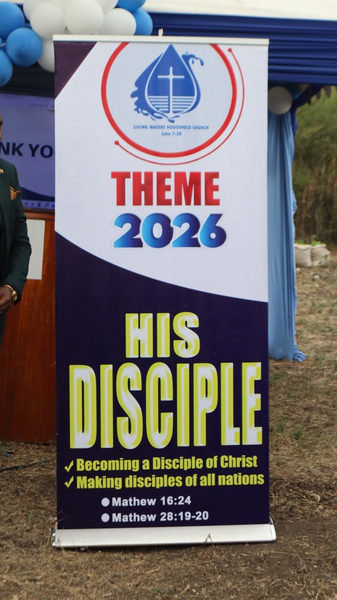PstWarui's tweet photo. Launched the 2026 Annual Theme for Living Waters Household Church.
##HisDisciple https://t.co/E01iZZySo7