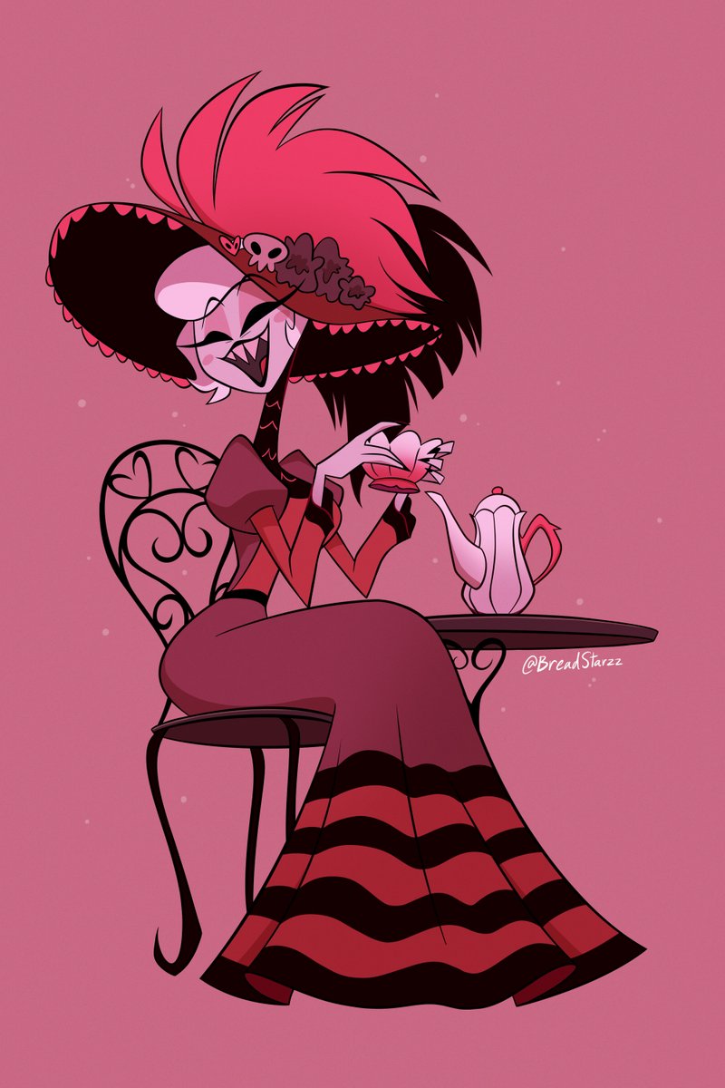 Feels good to draw her again 🌹🫖

#HazbinHotel #HazbinHotelRosie