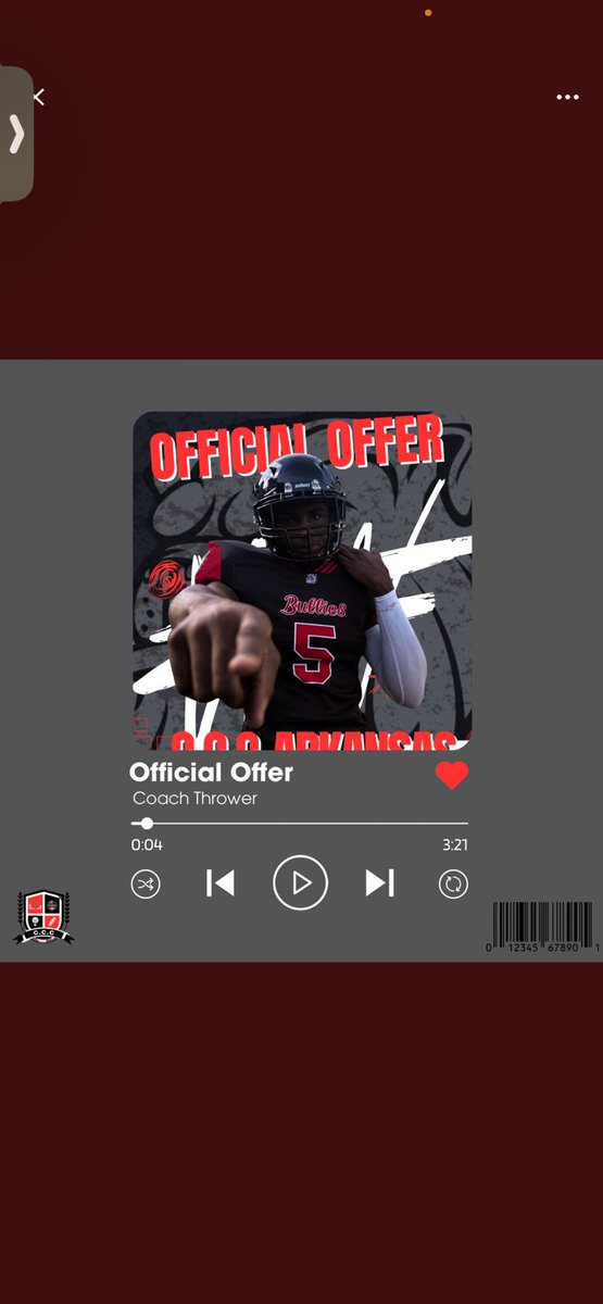 GavinDavis29's tweet photo. Blessed to receive an offer from Arkansas Bullies
@CoachThrower55 

@CoachSmithAD @Coach_Jacobs19 @InTheTrenches22 https://t.co/W43ng1XKw0