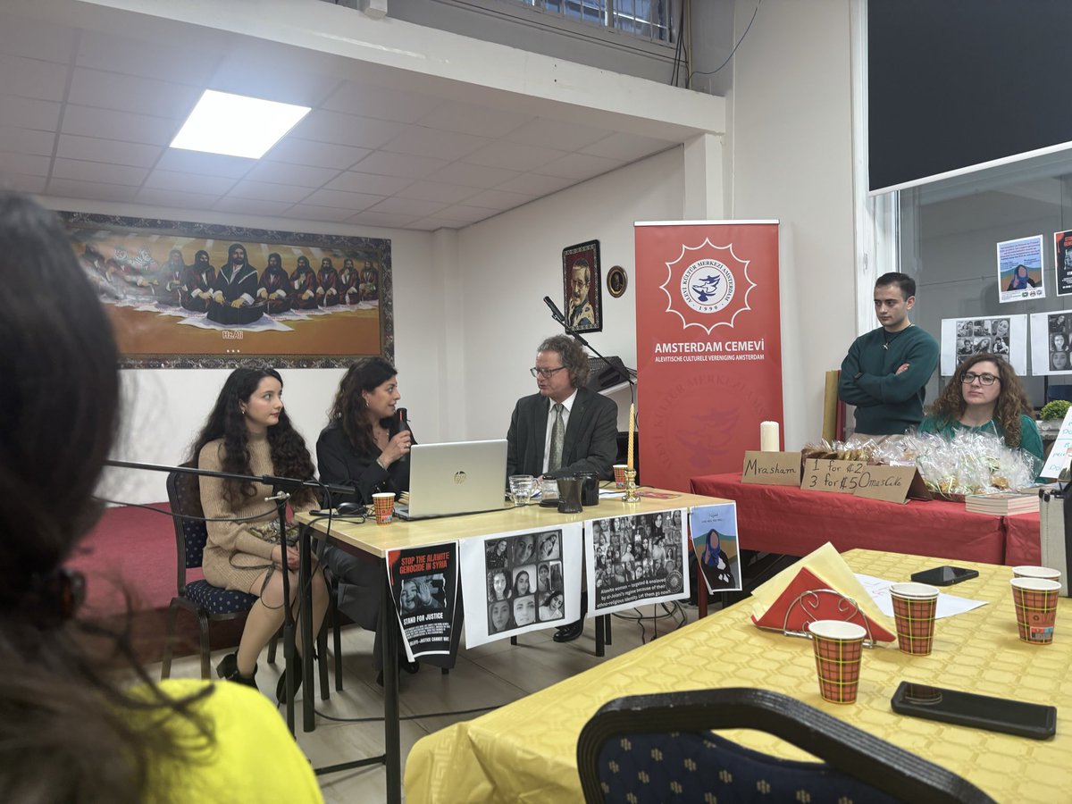 Vandaag heb ik in Amsterdam de Alawitische gemeenschap toegesproken over de gruwelijke situatie waarin zij in Syrië verkeren. Nederland en de EU moeten wakker worden en minderheden actief beschermen tegen Jolani.