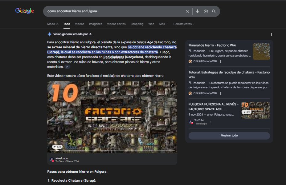 alexelcapo haciendo tutoriales de 4 horas de como encontrar hierro en fulgora