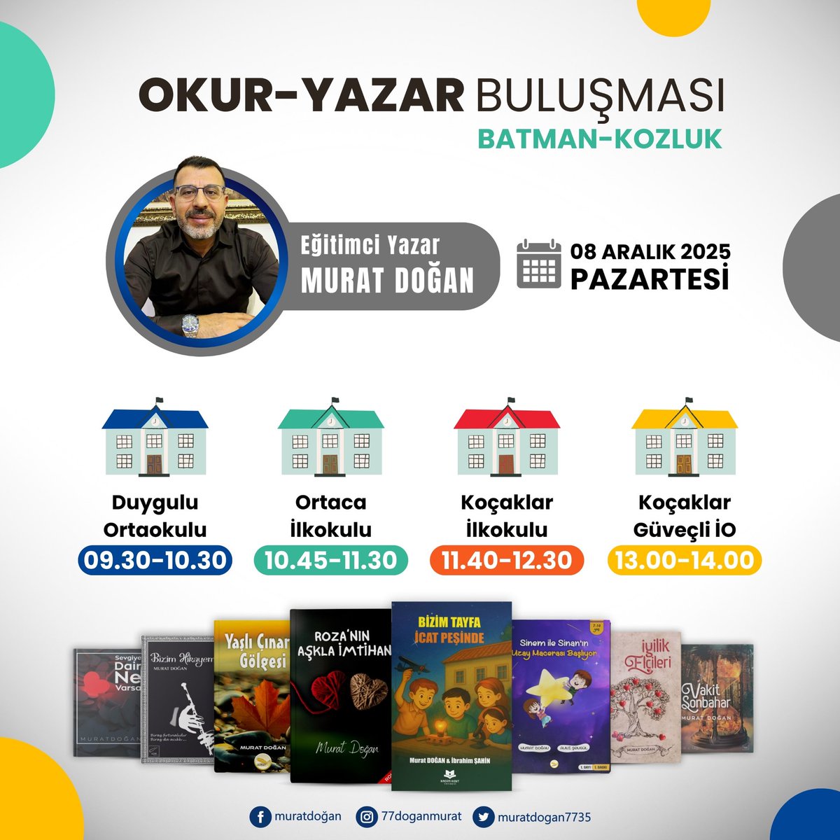 "Bir hayal, bir kalem, bir kitap" olabildiğince en güzel kelâm ile en güzel cümlelerde buluşmaya devam ediyoruz.
Uzun vadede anlamlı çok güzel işlerin ortaya çıkacağına inanıyoruz. Çünkü cehaletin izlerini okuyan bir gençlik ile silmek mümkündür. Vesile olanlara teşekkür ediyoruz